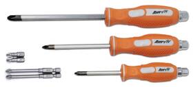 Riftwild 612508221315 7-piece Jis Driver Set #1 #2 #3 Screwdrivers And Bits 1/4 In Magnetic Impact