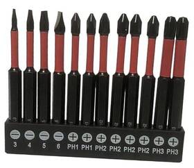 Ad24-005-12e Rirui 12 Pack Magnetic Phillips Bit 1/4 Head Screwdriver Bits S2 75mm