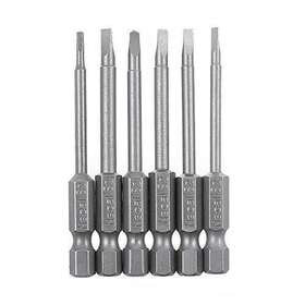 Rocaris 632230689832 6 Pack 1/4 Inch Hex Shank Triangle Head Bit S2 Steel Screwdriver Drill