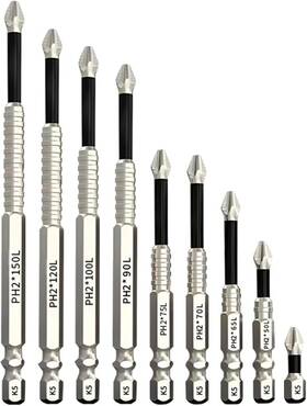 Roioiow 790885408854 K5 Impact Resistant Non Slip Bit Set 2025 New Strong Magnetic Medium Siler