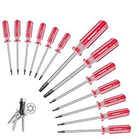 Ronmar 13-piece Magnetic Torx Screwdrivers Set Security Tamper Proof T4