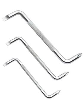 Rotation 680306592340 3pcs Offset Screwdriver Set Magnetic Z-type Philips Flathead