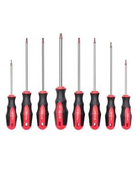 Rotation 680306592654 8pcs Magnetic Tip Torx Screwdriver Set 8 Star Screwdrivers T8 T10 T1