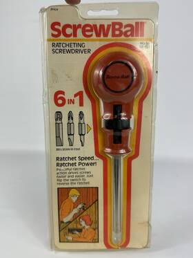 Sb-401 S/v Tool Co. Screwball Ratcheting Screwdriver New Old Stock Rare