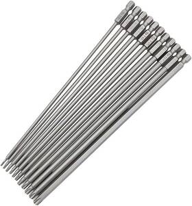 Gmd0617  Saipe 11pcs 200mm Extra Long Torx Screwdriver Bit Set Magnetic Head