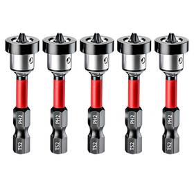 I7-gazt-jjtd Saipe 5pcs Drywall Screw Setter Magnetic Positioning Screwdriver Bits 50mm
