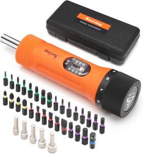 Sanliang 445002763769 36pcs Torque Screwdriver Wrench Driver Set 10-70 Inch Pounds Lbs With 2