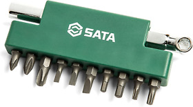 St09144 Sata 11-piece Mini Driver Set With Short Bits