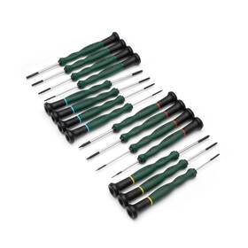 Sata 891645093273 15-piece Master Precision Screwdriver Set For Technicians Or Jewelers With E