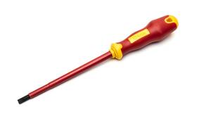 Sata 891645126469 Vde Insulated Electricians 6.5mm Slotted Head Screwdriver With Vdehandle Ands2 S