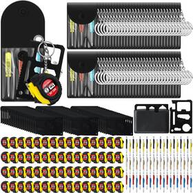 Saysurey Fas-saysurey-1327 240 Pcs Mini Screwdriver Tape Keychain Set Multitool Pen Card Fathers Gifts