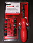 47144 Screwdriver Ratcheting Aircraft Craftsman Storage Bits Quality 25 Magnetic