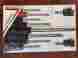 Sdx110 Snap-on Vintage Ssd Series Screwdriver 10 Piece Set Black Red Handle Nos