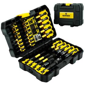 Seayoon 635408999207 31pcs Screwdriver Bits Set Magnetic Impact Nut Drivers S2 Steel 1 4 Int