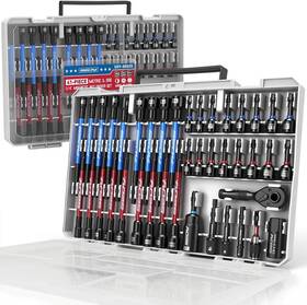 85025 Sedy 41-piece Premium 1/4 Inch Drive Magnetic Impact Nut Driver Set Metric And Sae Standard