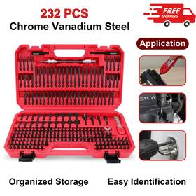 94401 Sedy 232-piece Ultimate Screwdriver Bit Set - Security Screw Driver
