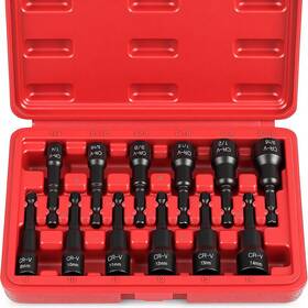 B091gqd1jm Sedy 12-piece Magnetic Nut Driver Set - Premium Impact Power Hex Drill Bit