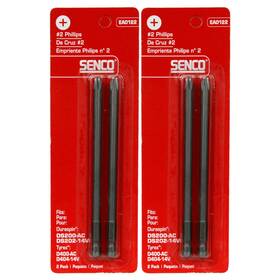 Ea0122 Senco 682440192745 Ea0122#2 Phillips Duraspin/tyrex Bits 2-2 Packs