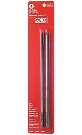Orgl77329 Senco 741474095306 Duraspin Phillips Screwdriver Bit Set 2 Pieces 6 In Length