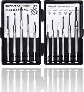 Senkiila 711181148787 11 Pcs Mini Screwdriver Set Small Screwdrivers Of Flathead And Phillips Screwd