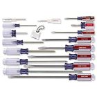 31794 Set 17 Piece Straight Driver Edge Craftsman Screwdriver Phillips Screw