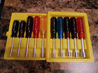 Hs-6-18 Set Usa Hollow 10 Xcelite Shaft Hard Case Nutdriver