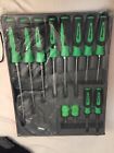 Sgdx120bg Snap On Pcs Screwdriver Set Green