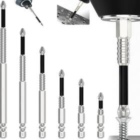 Shallonly 768913522834 High Magnetic Screwdriver Drill Bit Set K5 Impact Resistant Non Slip