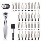 Sd003-0810s Sharden 32 In 1 Ratchet Screwdriver Bit Set With Right Angle Offset 1/4inch