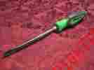 Shd6g Snap On Tools Green Screwdriver Instinct Hard Grip Flat Tip 050