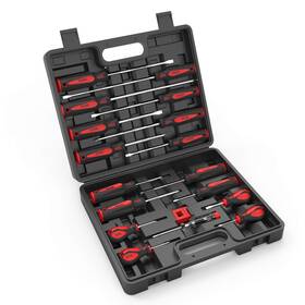 Shenzhen Baishichuangyou Technology Co.ltd. 6a2c26ebab3523706ffb055f Xool 18 Pcs Magnetic Screwdriver Set With Case 7 Phillips And 9 Slotted Tips