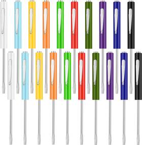 Ri-shimeyao-1336 Shimeyao 20 Pcs Pocket Flat Head Screwdriver Set Small Magnetic Screwdriv