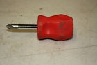 Shor221r Screwdriver Phillips Orange Tip Handle 2 Snap-