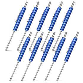 Silginnes 727363223333 10 Pack Pocket Screwdriver With Schrader Removal Tool - Small Precision Therm