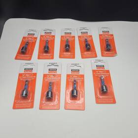 Simpson Strong-tie 707392010555 Lot Of 9 3/8 Inch Hex 1 3/4 Power Retention Bit Bithexr38-r1