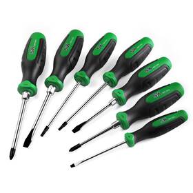 Sk 025141110081 7-piece Magnetic Screwdriver Set Includes Slotted/phillip/star Screwdrivers