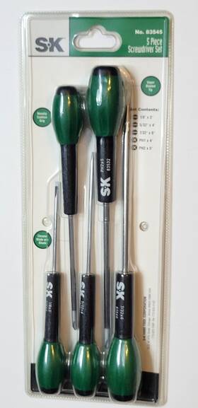 Albl-83545 Sk Vintage Tools 5-piece Screwdriver Set Model 83545 Rare Collectible 1998 Nip
