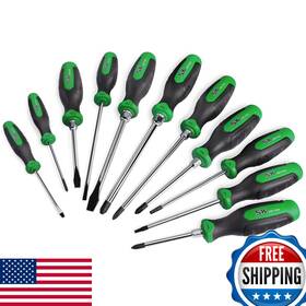Sk B0cc1b6dn3 11-piece Magnetic Screwdriver Set Includes Slotted/phillip/star Screwdrivers
