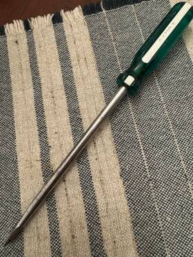 70128 Sk Professional Tools 3/8 Inch Flat Head Screwdriver 8 - Made In Usa