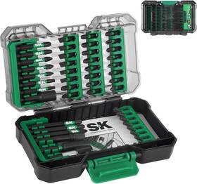 Sk02076ae Sk 46-piece Impact Screwdriver Bit Set S2 Steel With Case