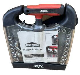 009-101-slk Skil 811187013055 59 Pieces Stubby T-driver Set