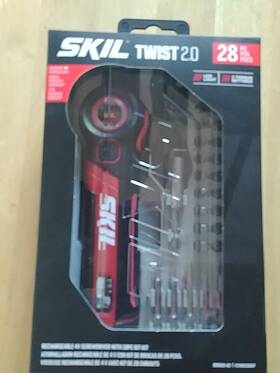 Sd5619-02 Skil Twist 2.0 28-piece Kit Rechargeable 4v Screwdriver New