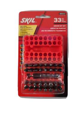 Sgk89033 Skil 33pc Driver Bit Set And Mag Holder Case