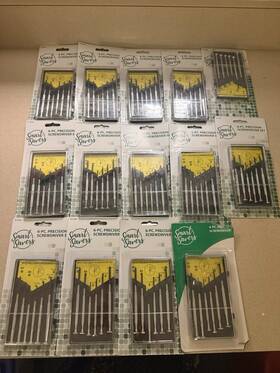 317320 Smart Savers 13x 6-pc Precision Screwdriver Set Model Steel With Case 317320 Smart Savers 13x 6-pc Precision Screwdriver Set Model Steel With Case
