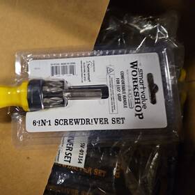 Sv-01354 Smart Value Workshop Box Smart-value 6-in-1 Multipurpose Heavy-duty Screwdriver Set Freeship