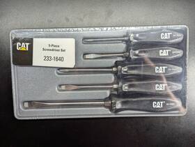 233-1640 Snap-on Caterpillar Snapon Tools Usa Cat Screwdriver Set 5 Piece Flathead Phillips Combo