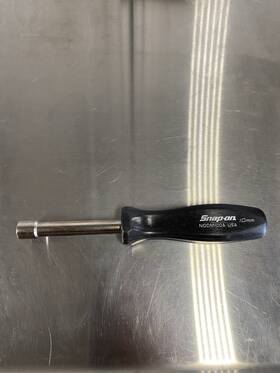 Nddm100a Snap-on Tools Usa 10mm Nut Driver Metric 6pt Hard Black Plastic Grip