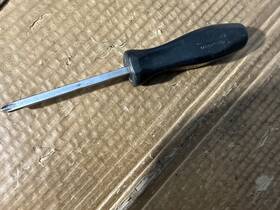 Sddd42 Snap-on Tools Hard Black Handle Interchangeable Blade Screwdriver Usa