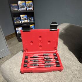 Snap-on Sgdeh320esd Snap-on Precision Hex Screwdriver Set 7pc With Red/black Case