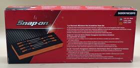 Sgdeh70esdf Snap-on Sgdeh70esd O 7pc Electronic Miniature Hex Screwdriver Orange Foam Set